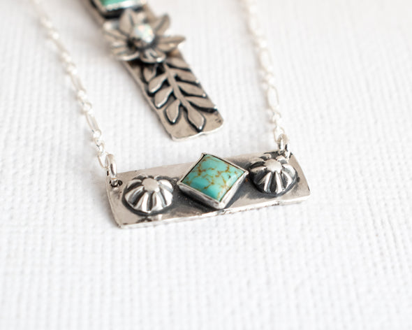 turquoise necklace small