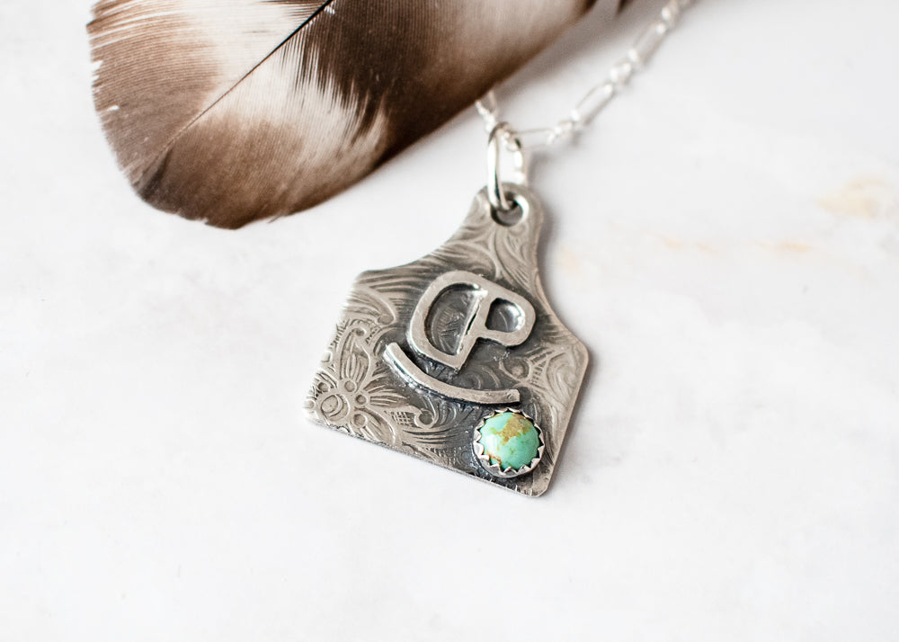 Cattle Brand Tag Necklace