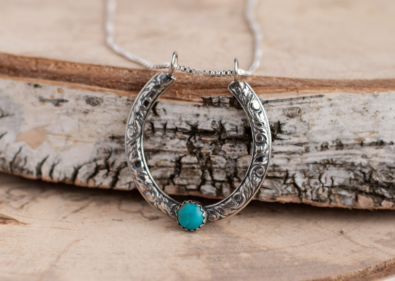 Horseshoe Turquoise Necklace
