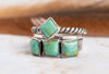Three Turquoise Stone Ring