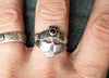 Tiny Bird Ring With Gemstones