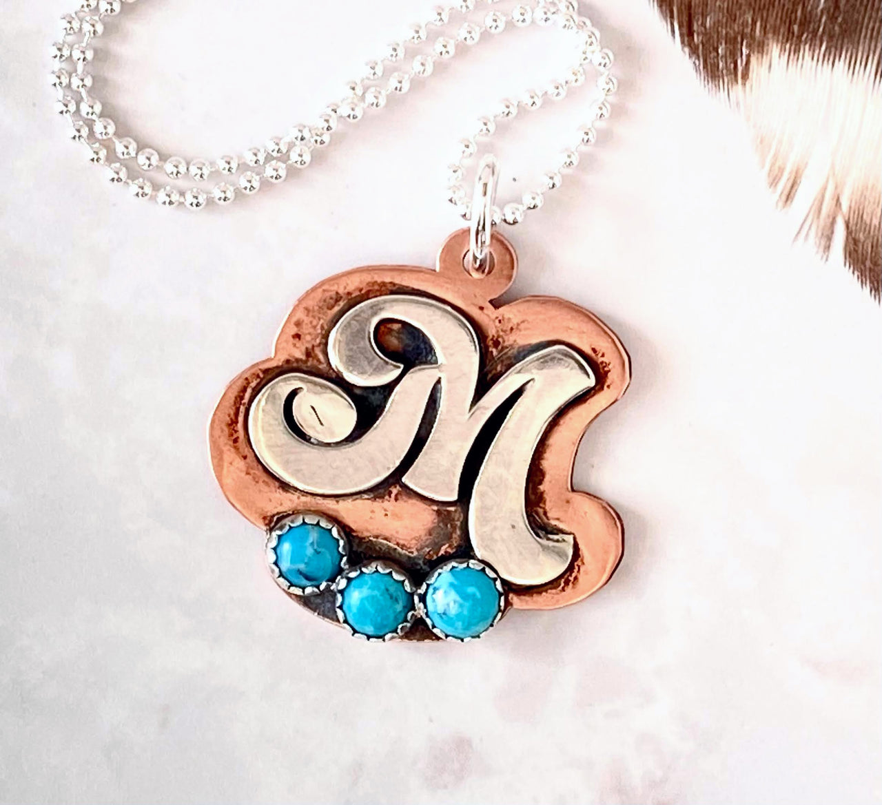 Retro Letter Necklace