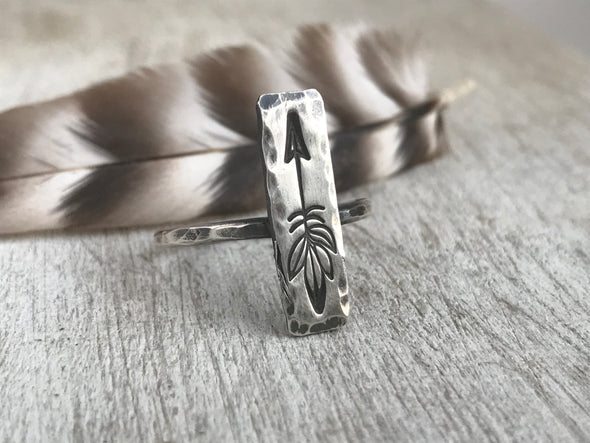 Know Your Way Arrow Ring