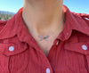 Turquoise Crossed Arrow Necklace