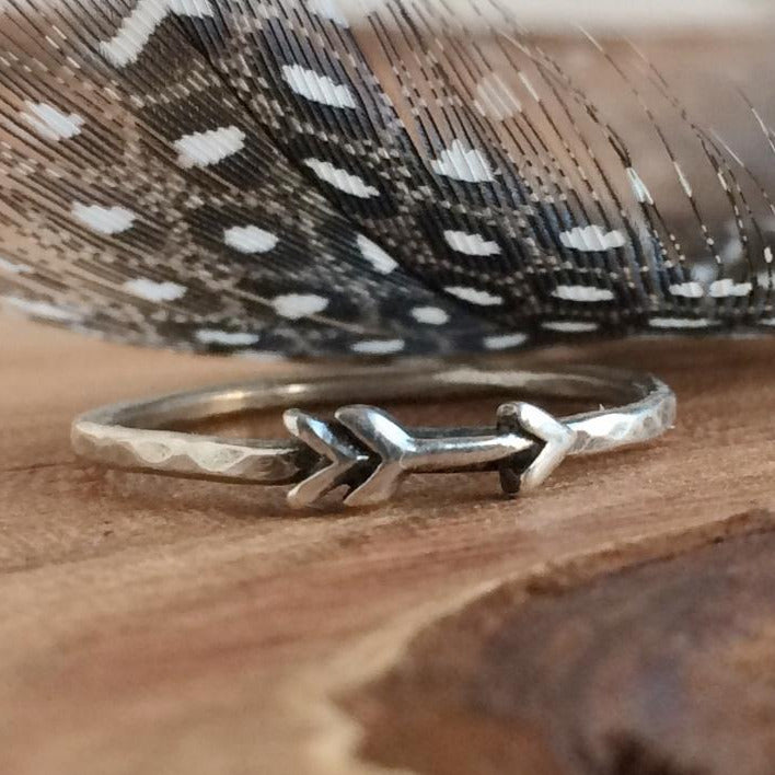 delicate arrow ring