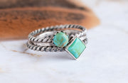 stacking turquoise ring