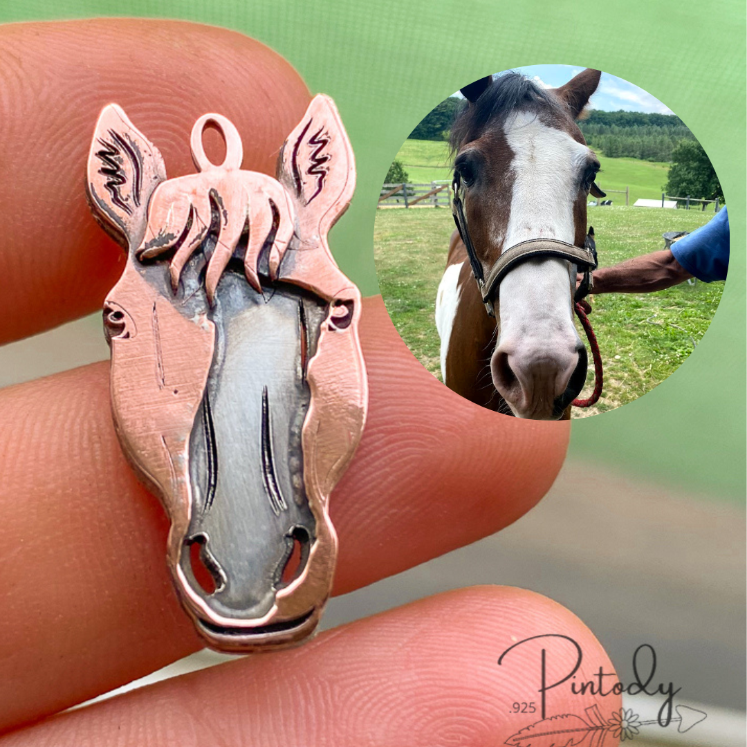 Custom Horse Head Jewelry