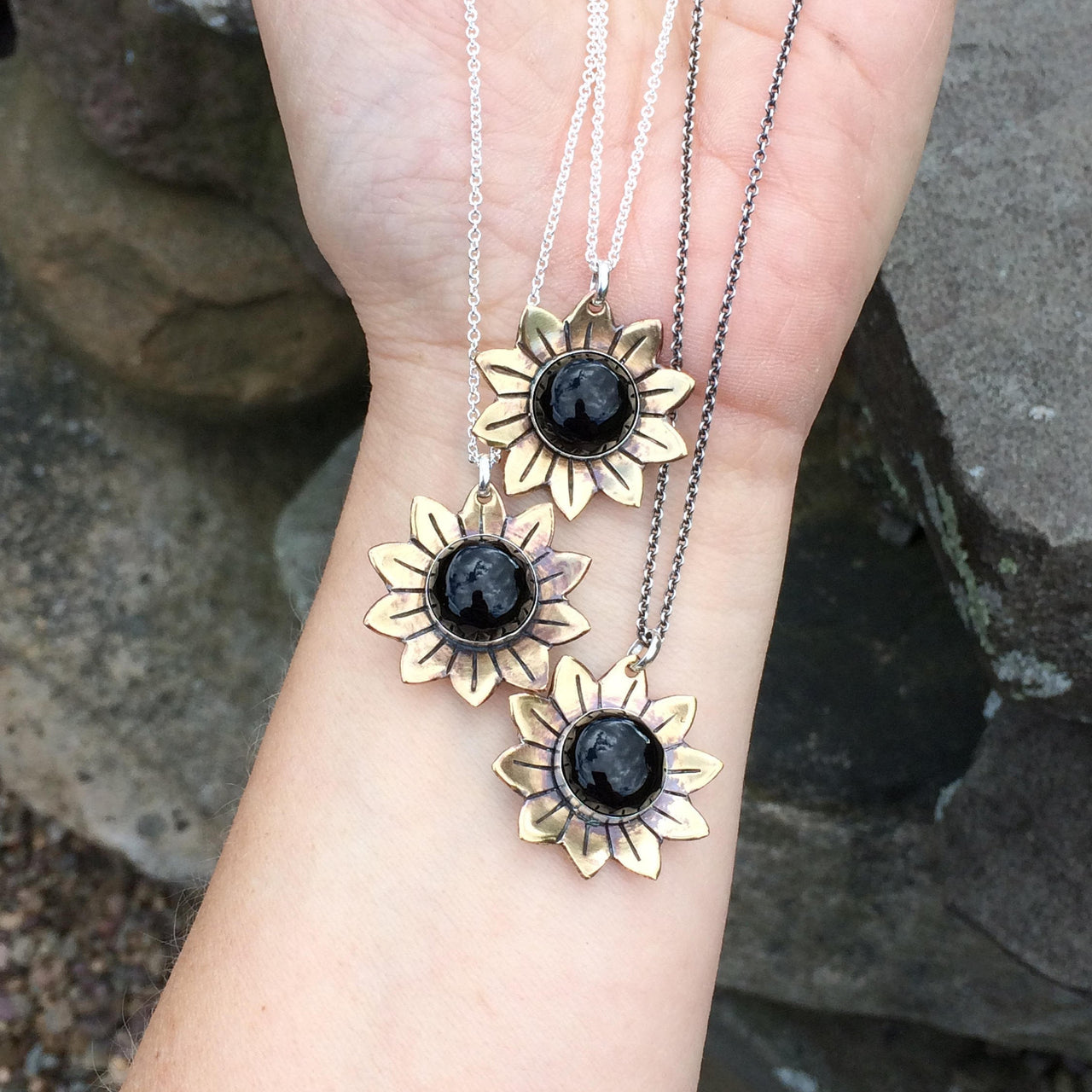 Sunflower Necklace
