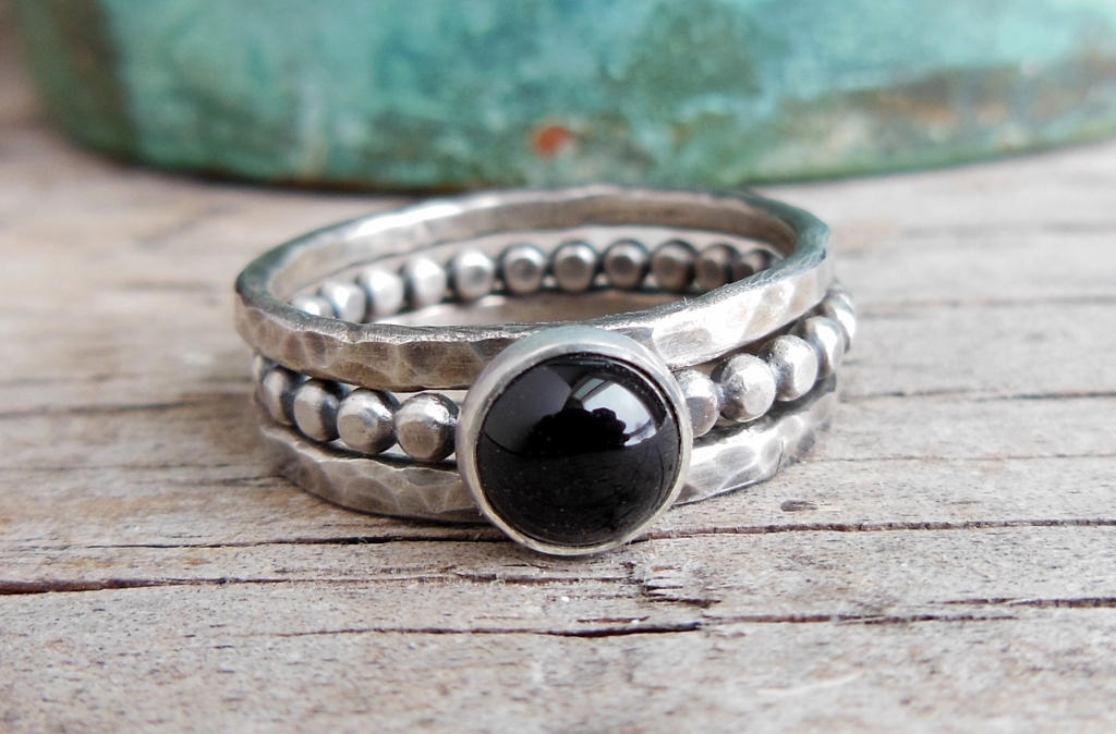 Onyx ring set