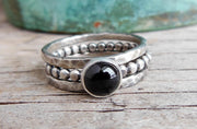 Onyx ring set