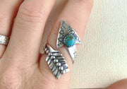 adjustable arrow ring for women