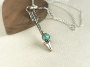 handmade arrow necklace