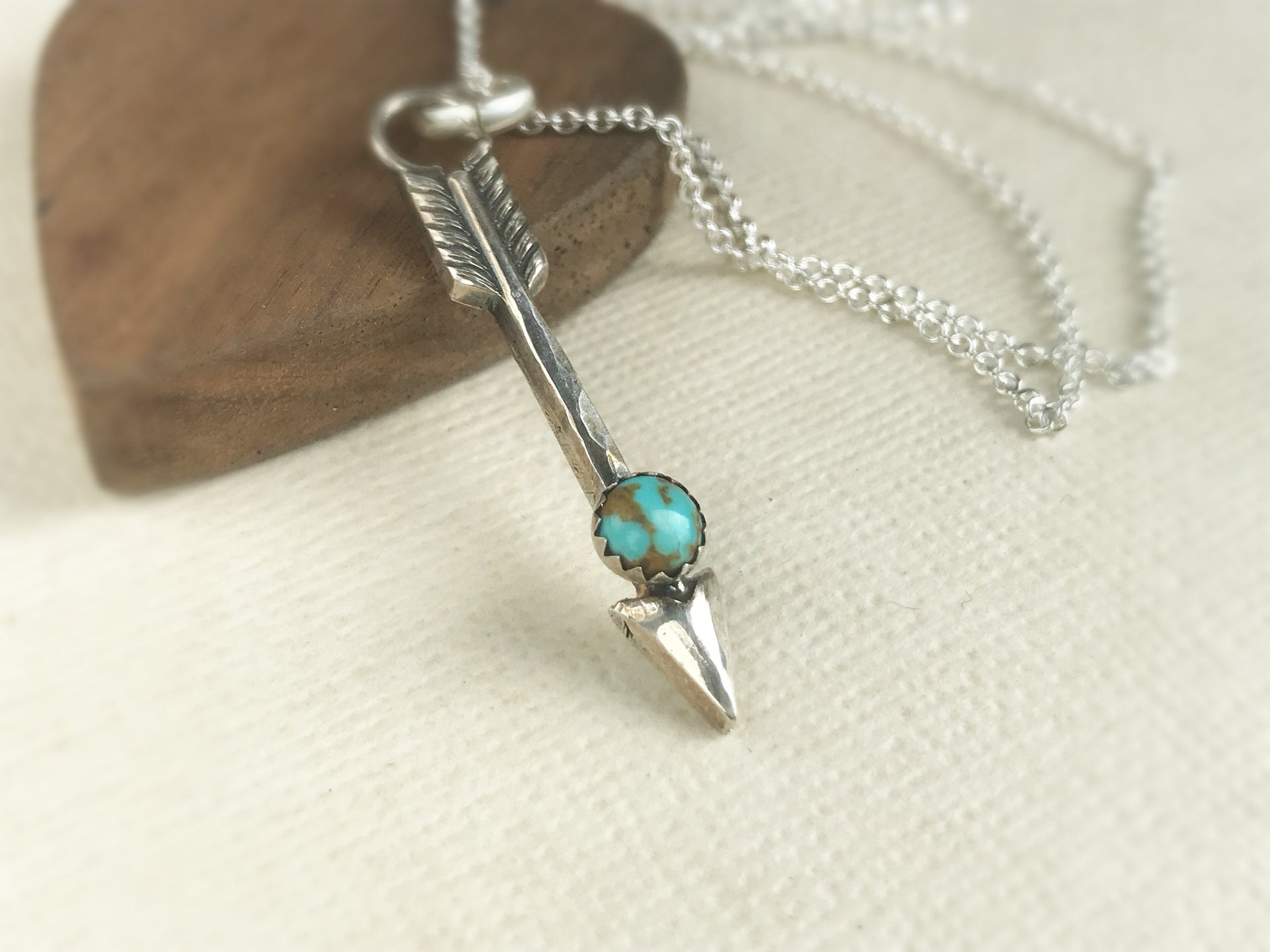 handmade arrow necklace