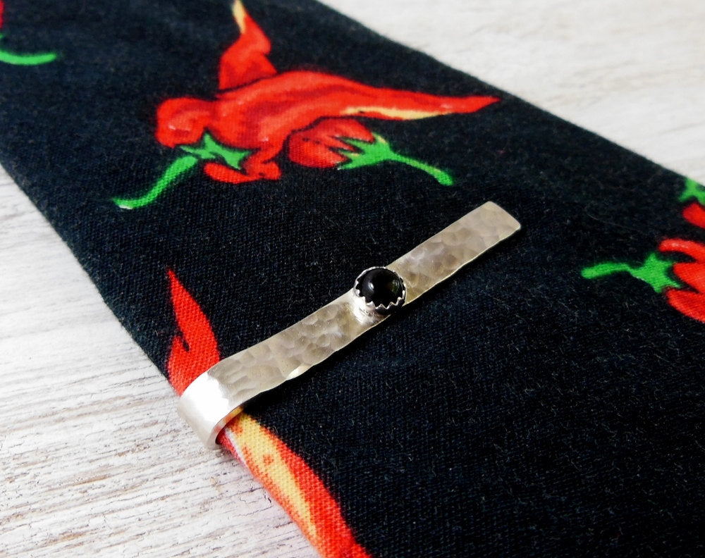 Black Onyx Tie Bar