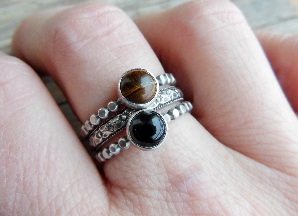 sterling silver ring set