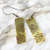 Sunflower Bar Earrings