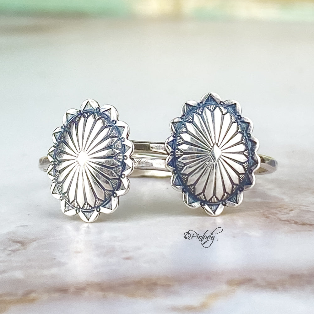 Small Oval Concho Ring