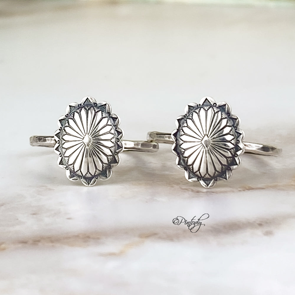 Small Oval Concho Ring